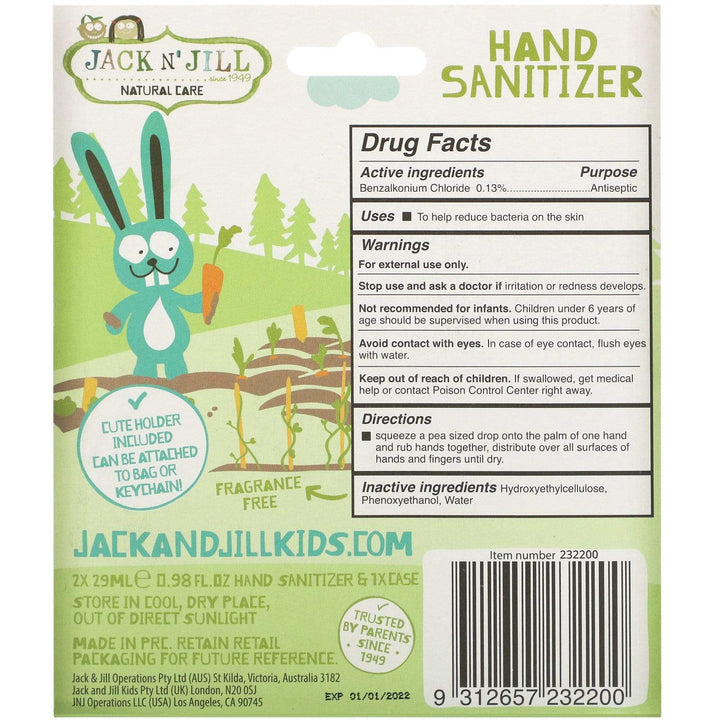 Jack N' Jill Hand Sanitizer (Multiple Variants) - SHORT-DATED - Naked Baby Eco Boutique