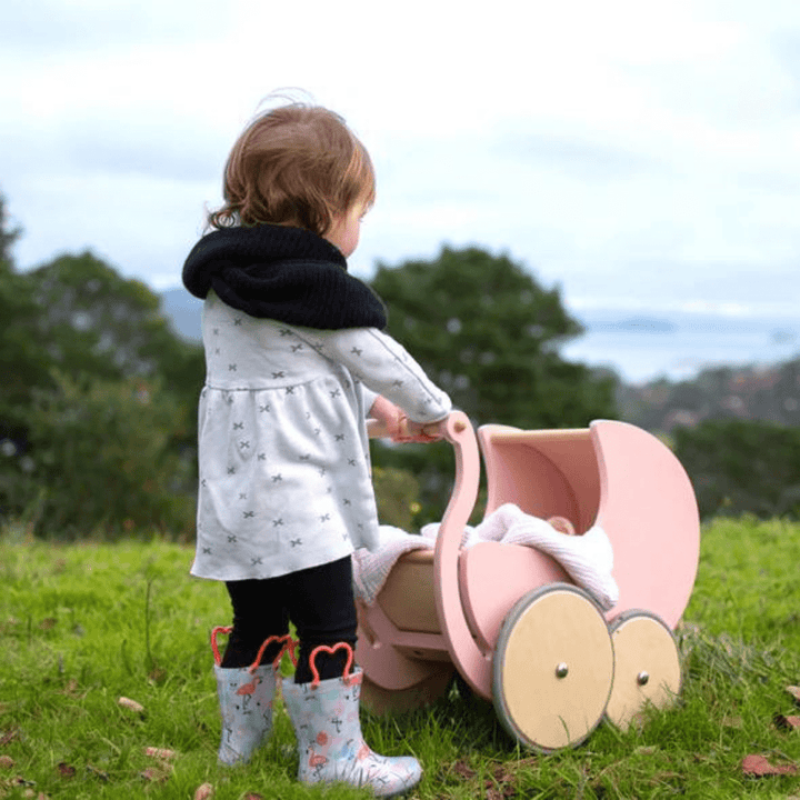 Kinderfeets Wooden Toy Pram & Walker - Naked Baby Eco Boutique