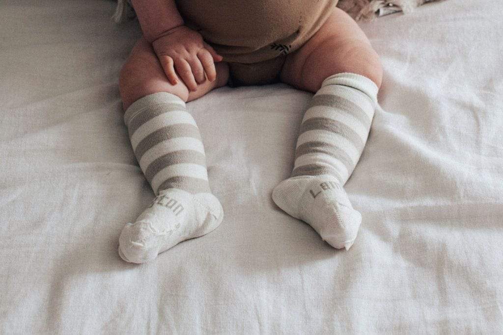 Lamington Merino Wool Socks - Newborn Naturals (Multiple Patterns) - Naked Baby Eco Boutique