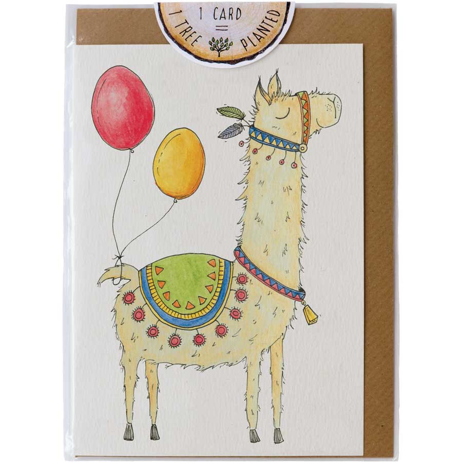 Little Difference Llama Card - Naked Baby Eco Boutique