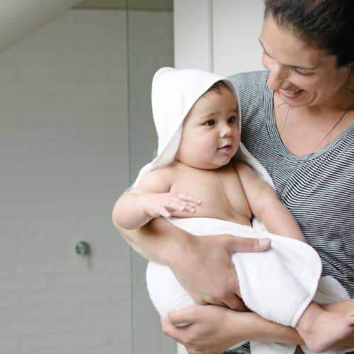 Little Bamboo Hooded Baby Bath Towel (Multiple Variants) - Naked Baby Eco Boutique