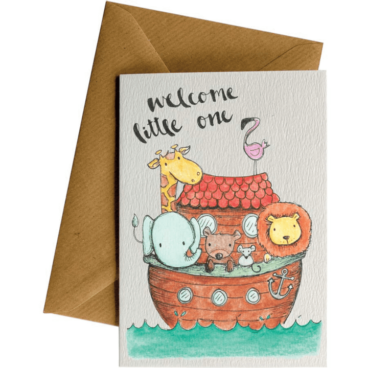 Little Difference Ark Welcome Greeting Card - Naked Baby Eco Boutique