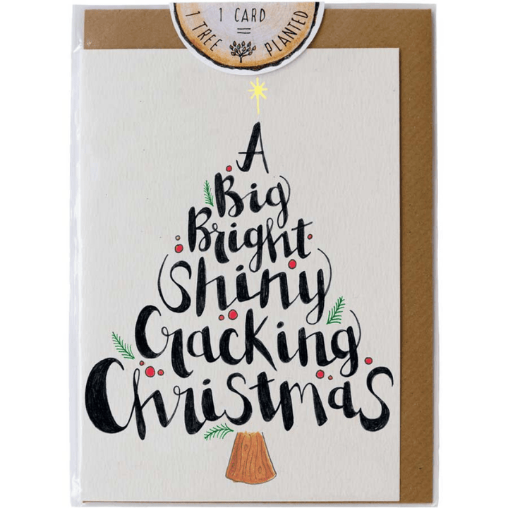 Little Difference Big Bright Christmas Tree Holiday Card - Naked Baby Eco Boutique