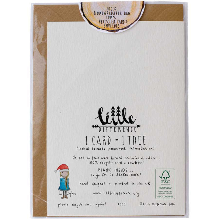 Little Difference Ark Welcome Greeting Card - Naked Baby Eco Boutique