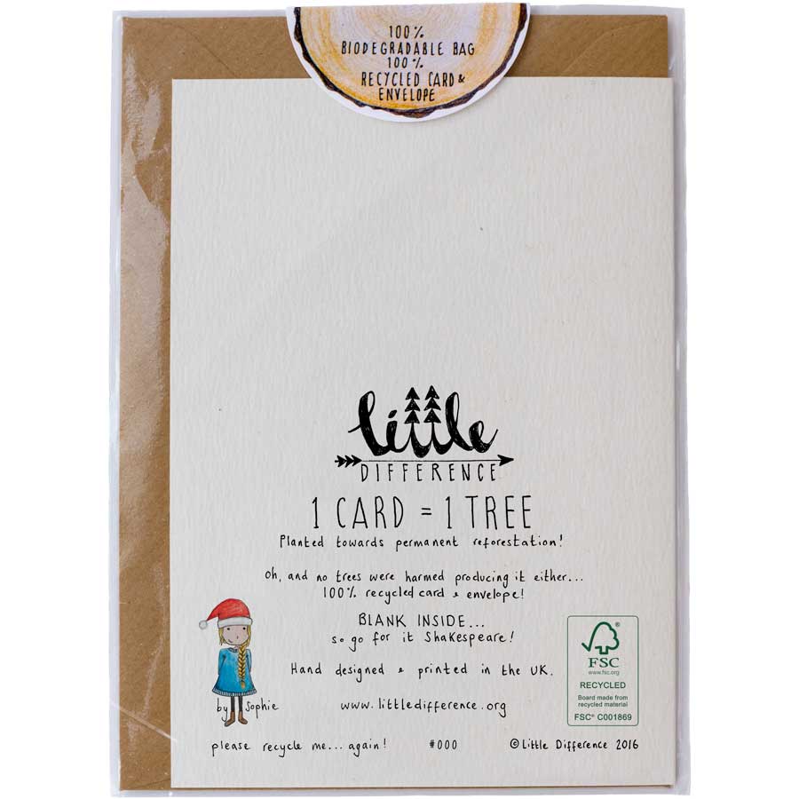 Little Difference Birthday Squeezes Card - Naked Baby Eco Boutique