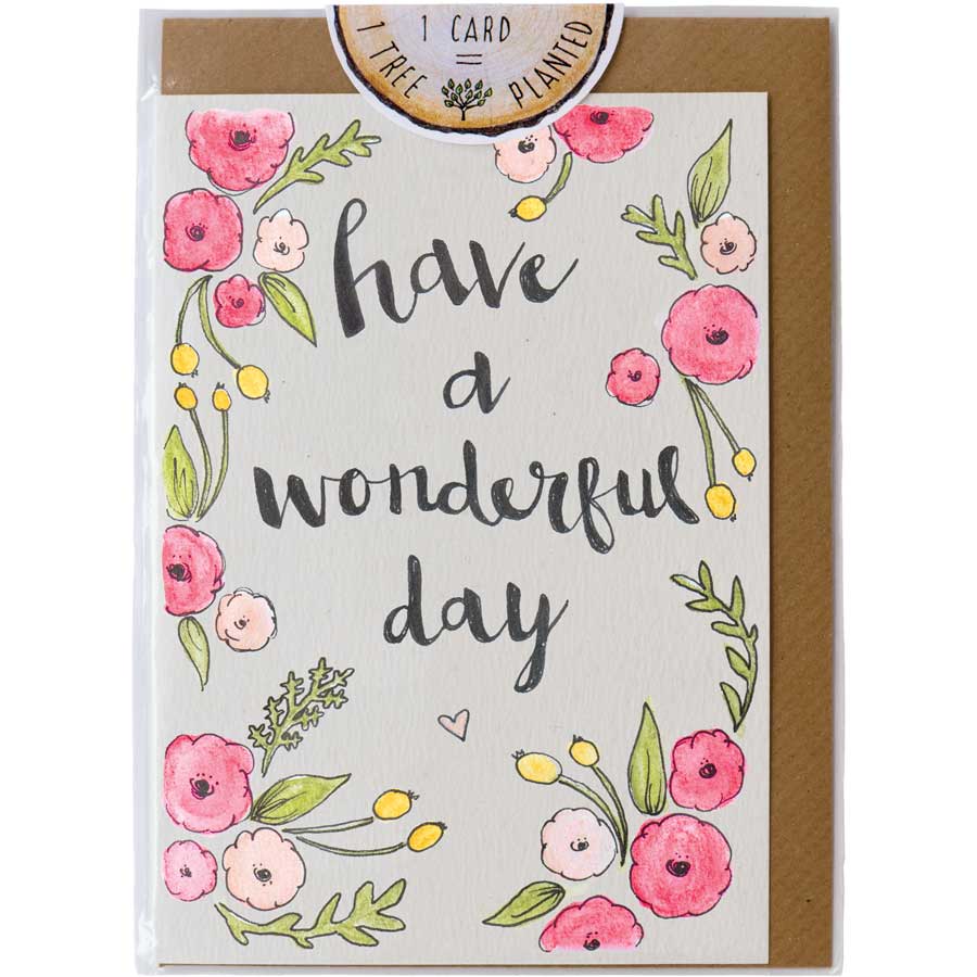 Little Difference Wonderful Day Card - Naked Baby Eco Boutique