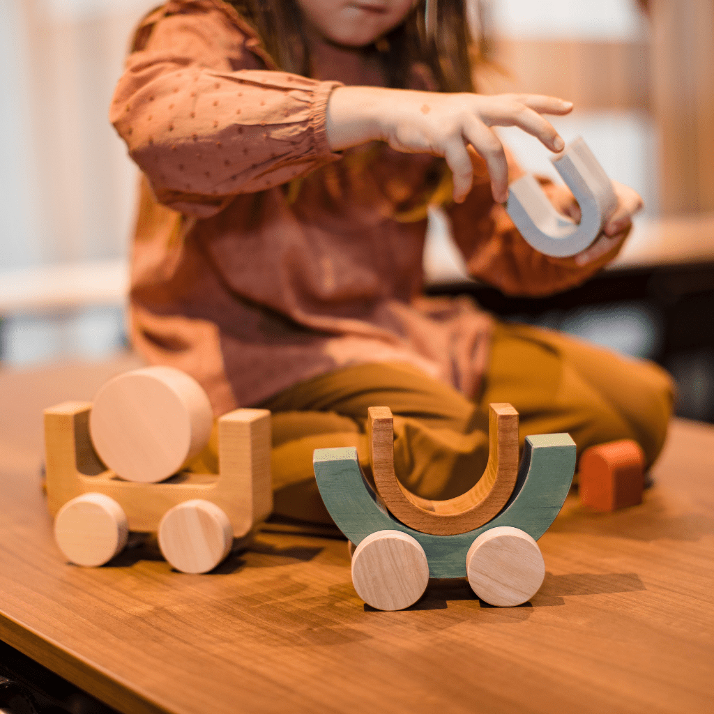 MinMin Copenhagen Balancing Wooden Car - Naked Baby Eco Boutique