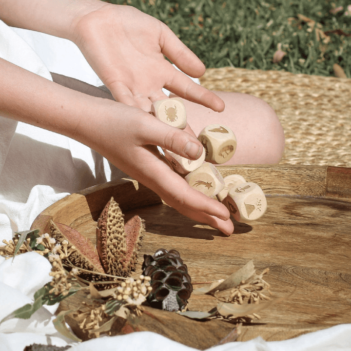 Little-Girl-Rolling-Poppy-And-Daisy-Nature-Story-Cubes-Naked-Baby-Eco-Boutique