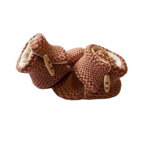 Lola & Me Rustic Wool Booties (Multiple Variants) - Naked Baby Eco Boutique