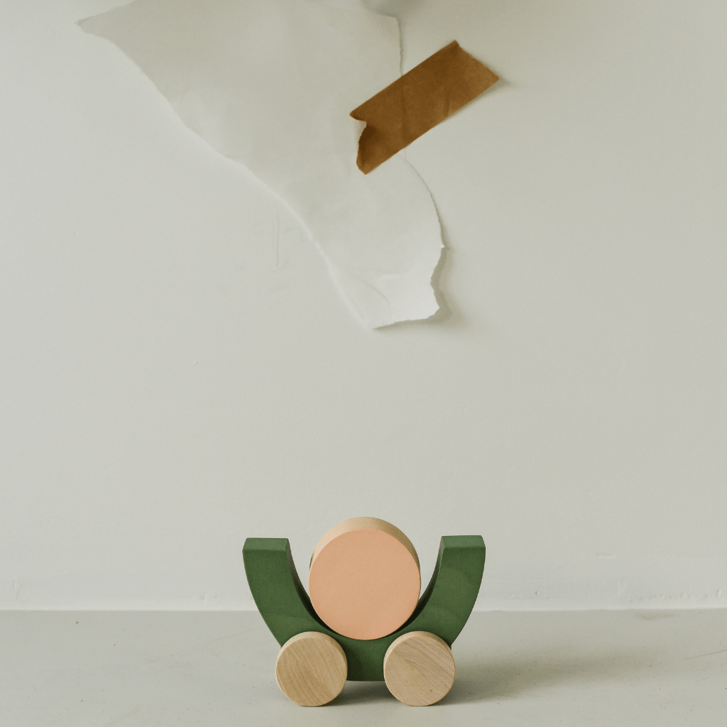 MinMin Copenhagen Balancing Wooden Car - Naked Baby Eco Boutique