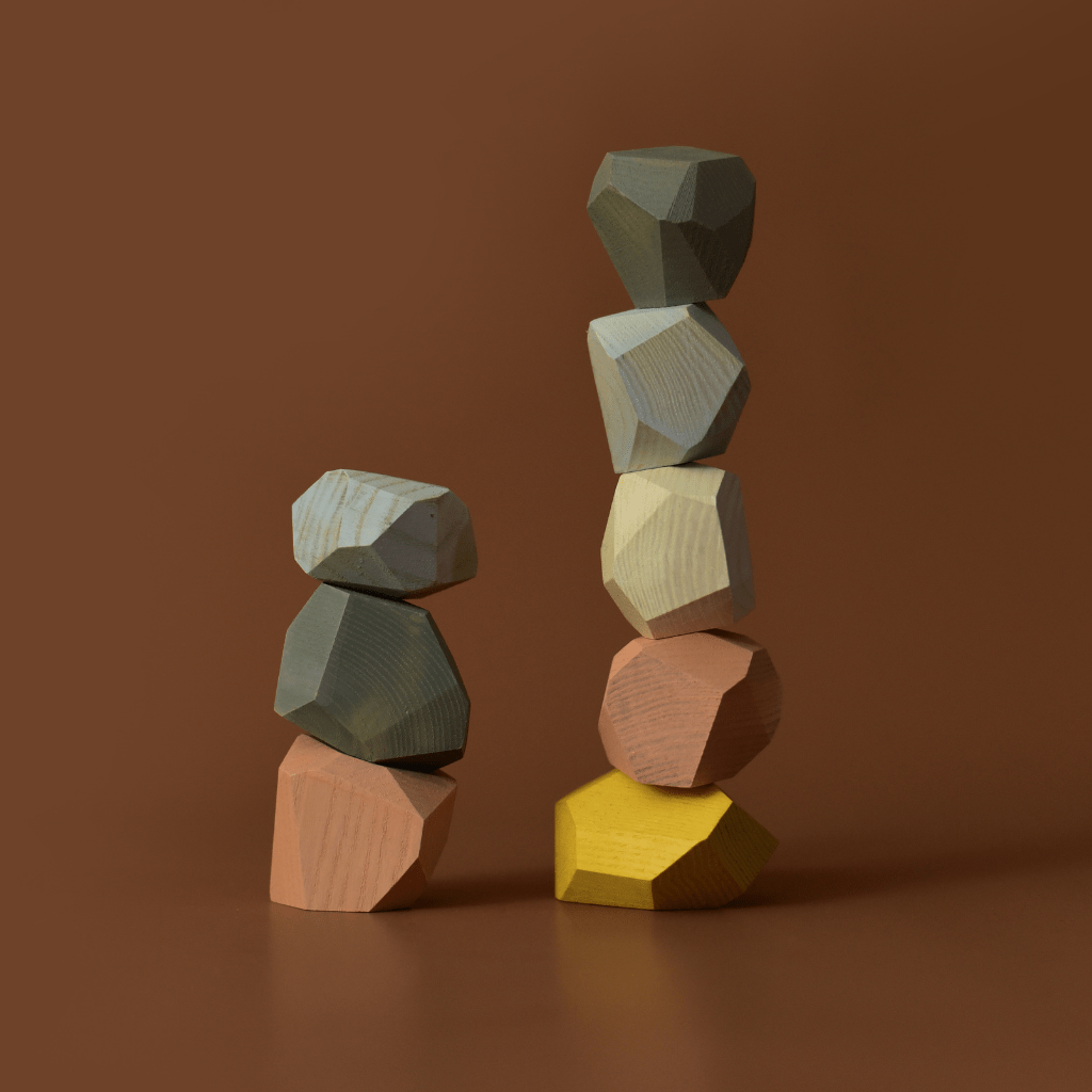 MinMin Copenhagen Balancing Stones (Multiple Variants) - Naked Baby Eco Boutique