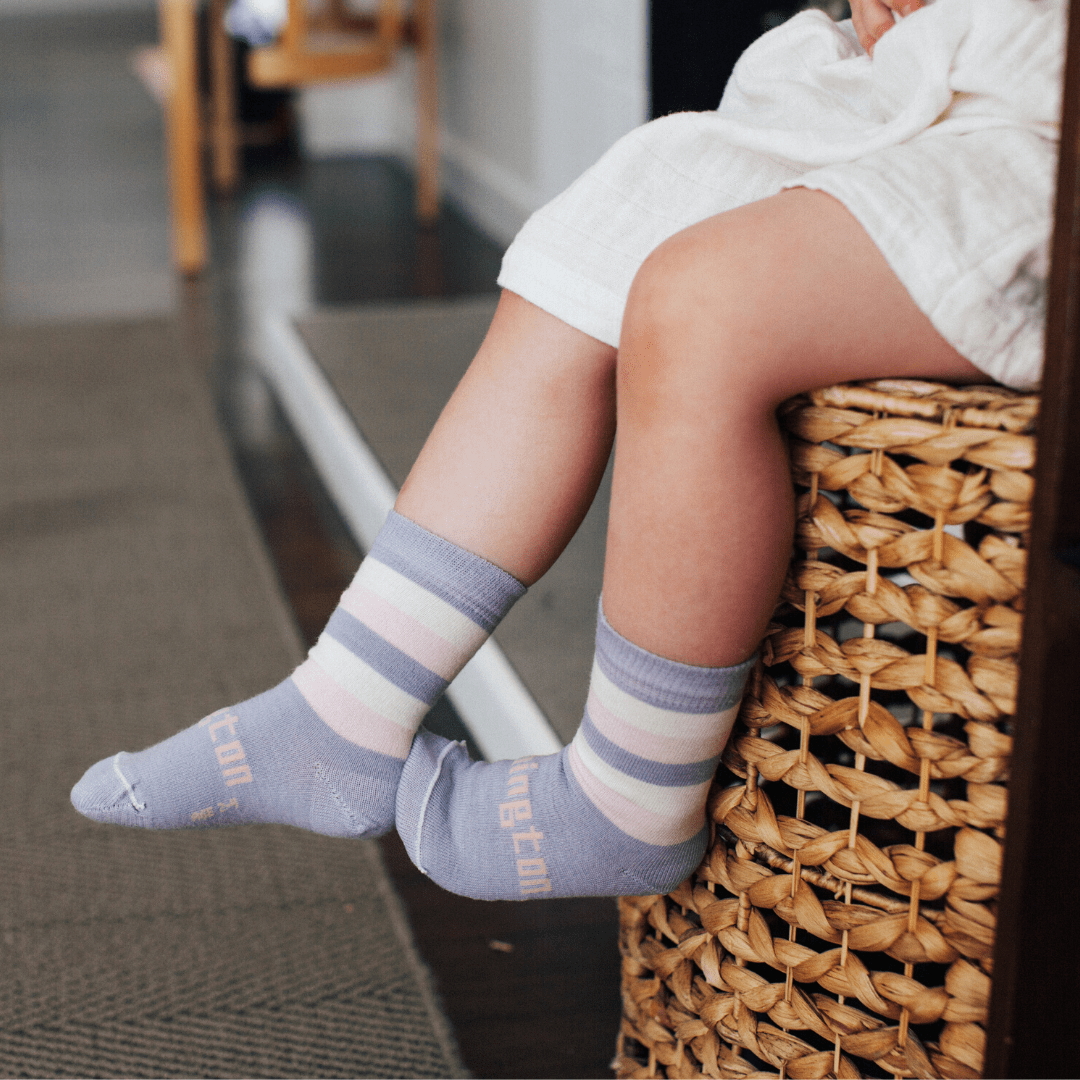 2020 Lamington Merino Wool Crew Socks (Multiple Patterns) - Naked Baby Eco Boutique