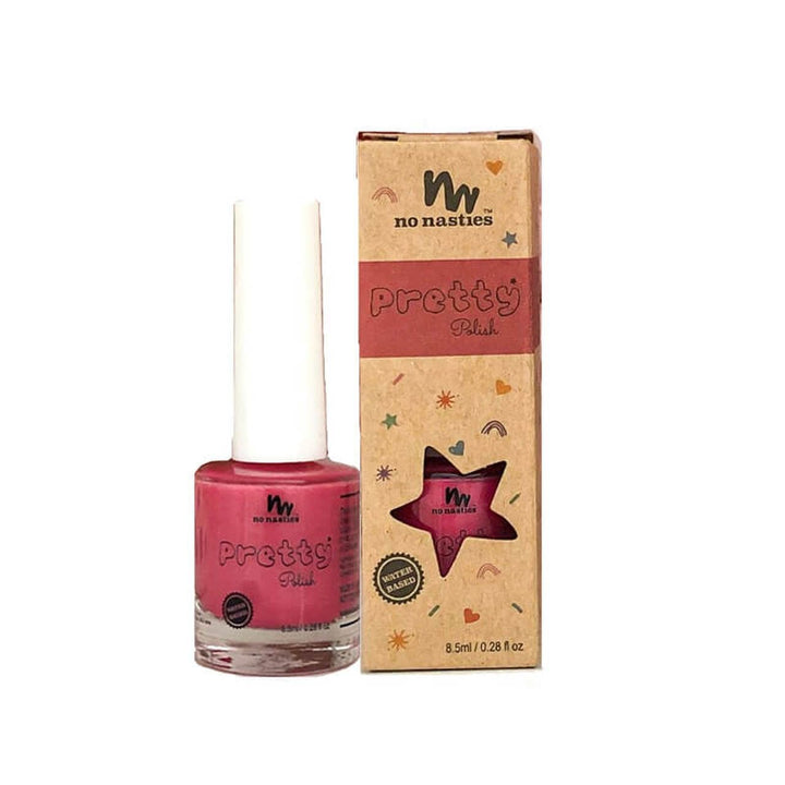 Hot Pink No Nasties All Natural Peelable Nail Polish (Multiple Variants) - Naked Baby Eco Boutique