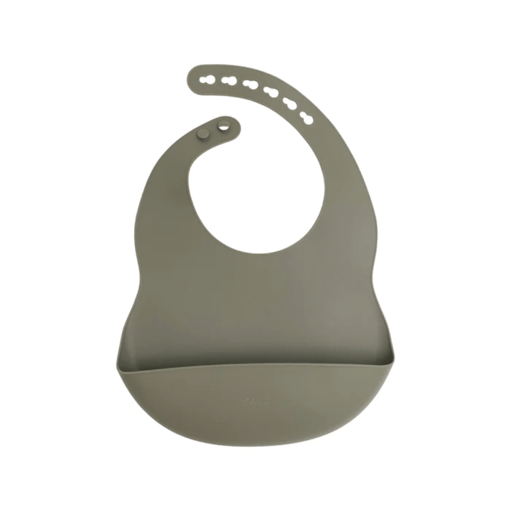 Petite-Eats-Medium-Silicone-Baby-Bib-Sage-Naked-Baby-Eco-Boutique