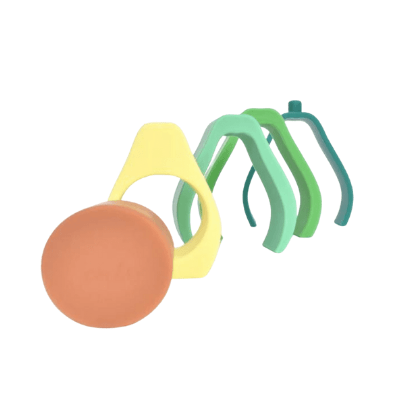 Petite Eats Silicone Avocado Stacker - Naked Baby Eco Boutique