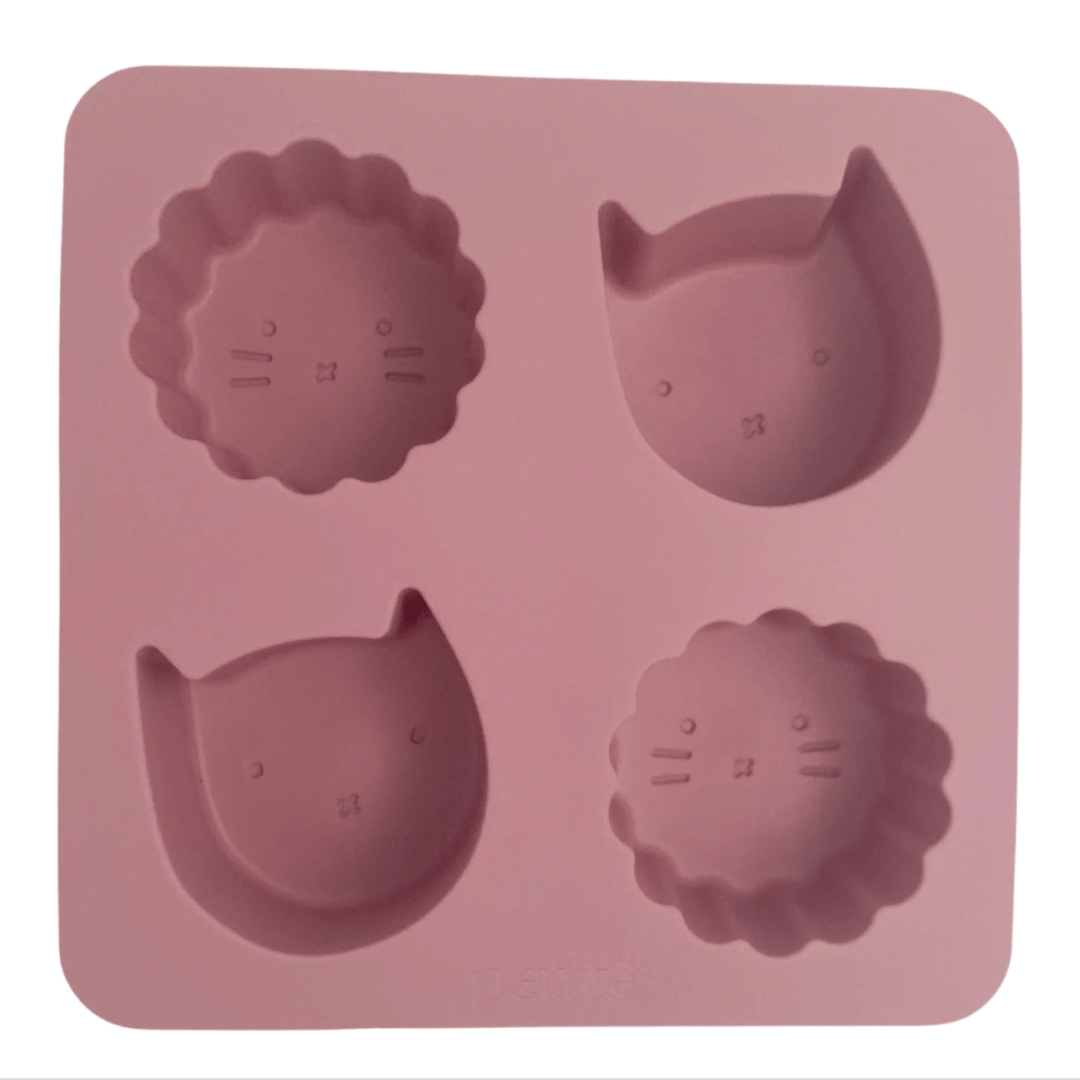 Dusky Rose Petite Eats Silicone Baking Moulds (Multiple Variants) - Naked Baby Eco Boutique