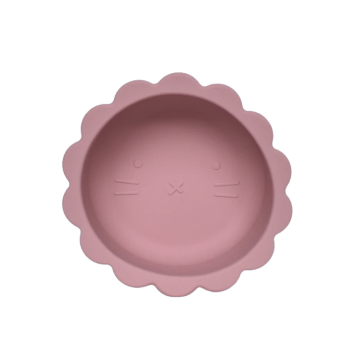 Petite-Eats-Silicone-Lion-Bowl-Dusky-Rose-Naked-Baby-Eco-Boutique