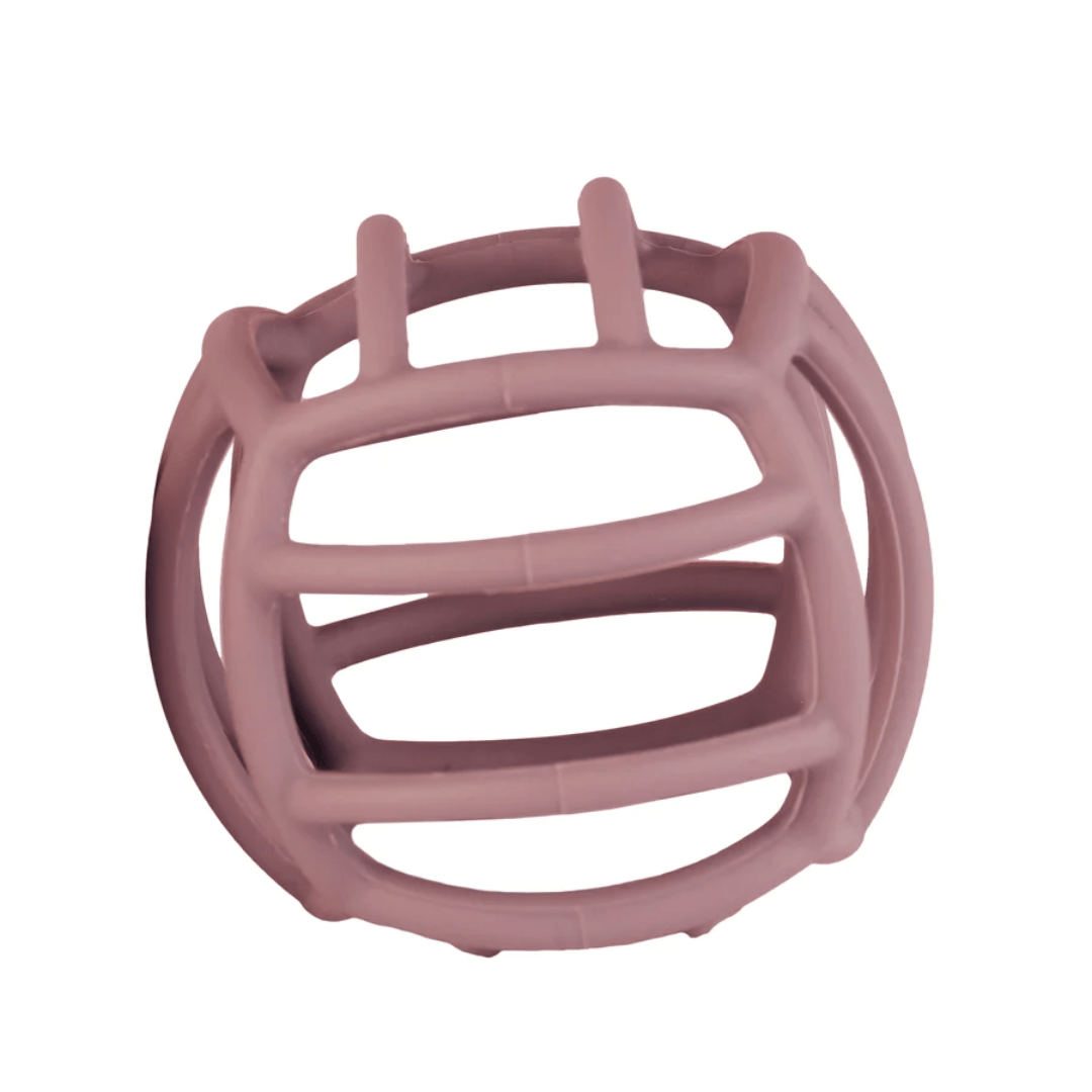 Petite-Eats-Silicone-Teething-Ball-Dusky-Rose-Naked-Baby-Eco-Boutique