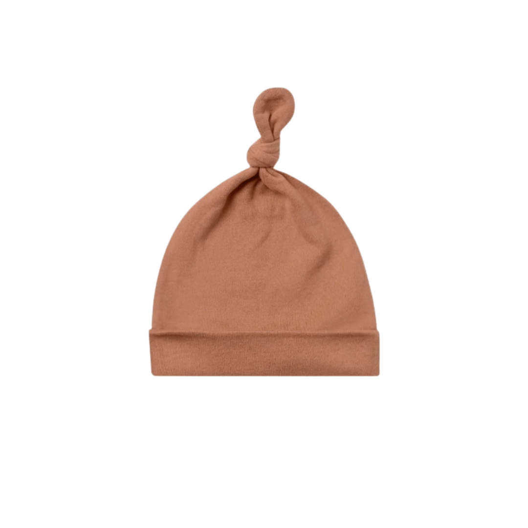 Quincy-Mae-Organic-Cotton-Knotted-Beanie-Amber-Naked-Baby-Eco-Boutique