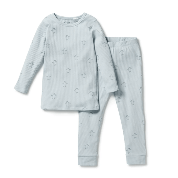 Wilson-And-Frenchy-Organic-Rib-Long-Sleeve-Pyjamas-Little-Penguin-Naked-Baby-Eco-Boutique