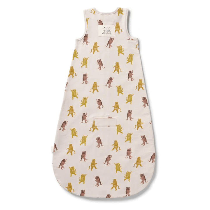 Wilson & Frenchy Organic Cotton Slub Sleeping Bag (Multiple Variants) - Naked Baby Eco Boutique