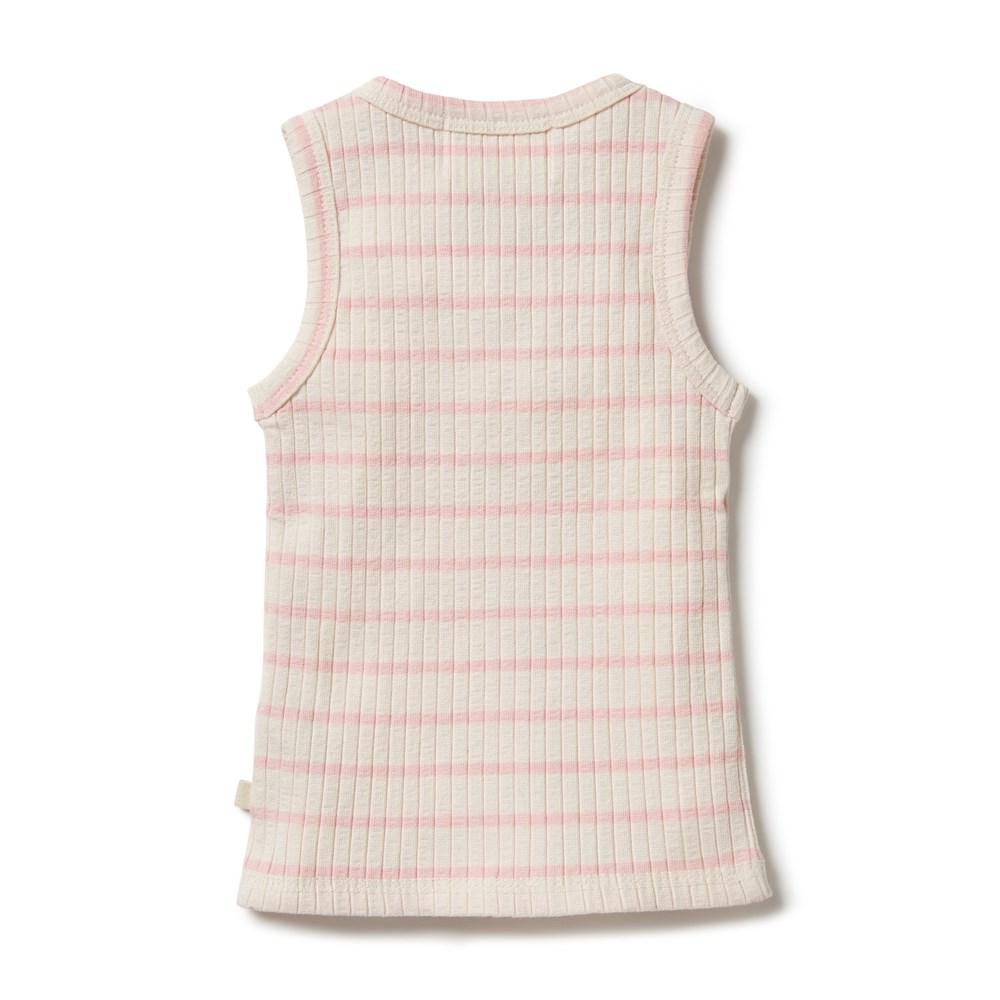 Wilson & Frenchy Organic Rib Stripe Singlet (Multiple Variants) - Naked Baby Eco Boutique