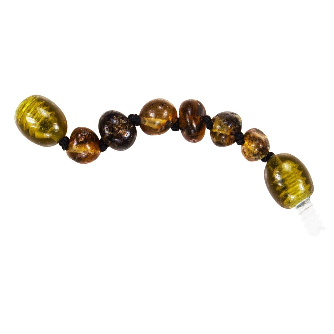 Green Bambeado Baby Baltic Amber Extension Piece - Naked Baby Eco Boutique