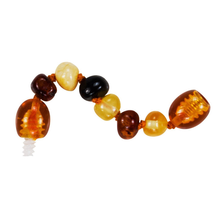 Mixed Bambeado Baby Baltic Amber Extension Piece - Naked Baby Eco Boutique