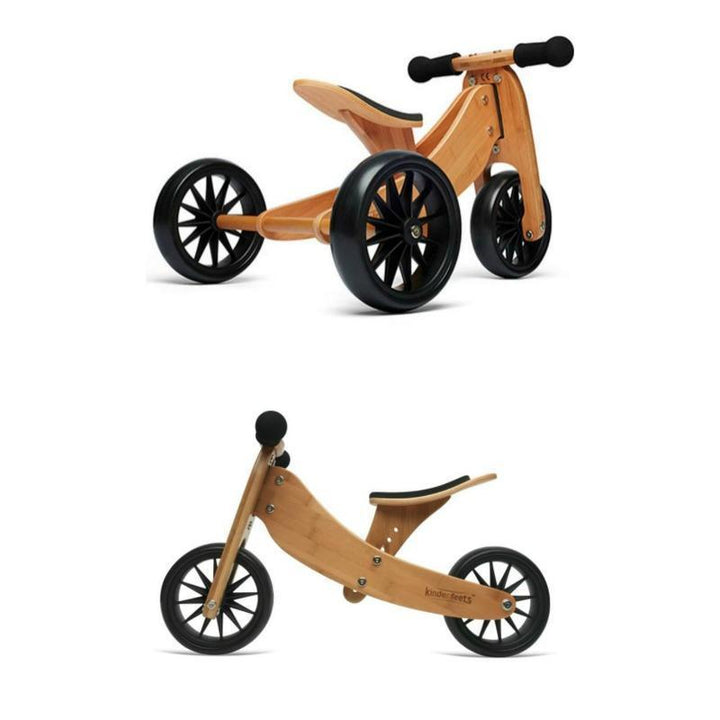 Kinderfeets Tiny Tot Tricycle + Balance Bike (Multiple Variants) - Naked Baby Eco Boutique