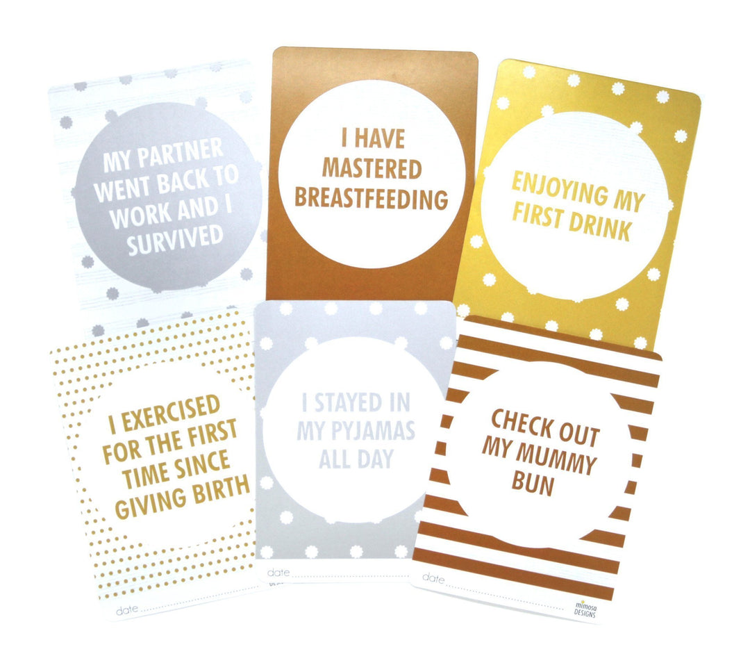 Mimosa Designs Mummy Milestone Cards - Naked Baby Eco Boutique