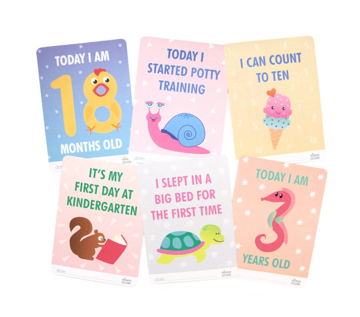 Mimosa Designs Toddler Milestone Cards - Naked Baby Eco Boutique