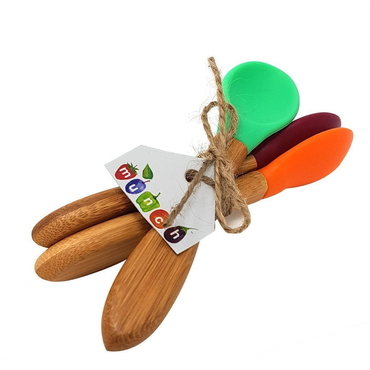 Munch Bamboo Baby Spoons - Naked Baby Eco Boutique