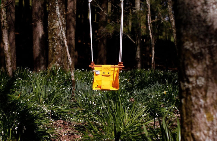 Solvej Baby & Toddler Swing - Kowahi Yellow - Naked Baby Eco Boutique