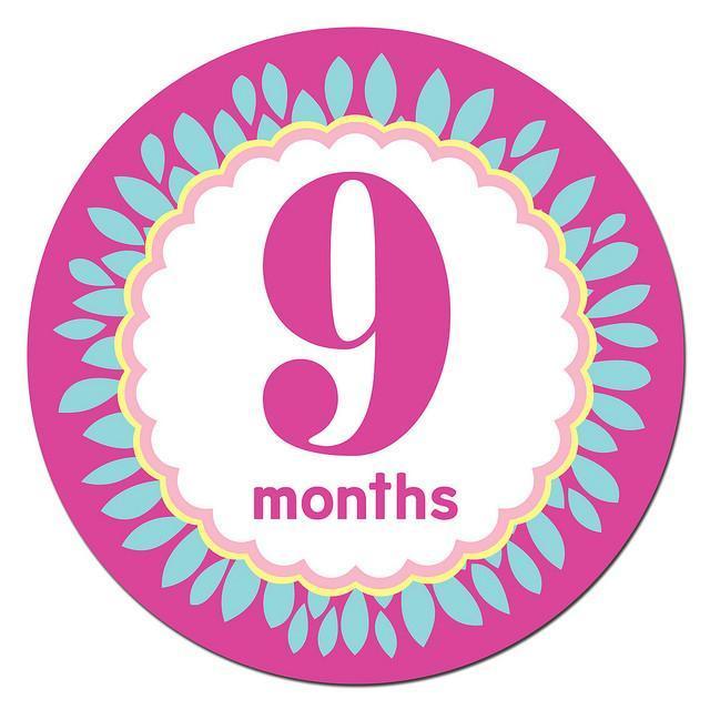 Sticky Bellies Milestone Stickers - Kaleidoscope Cutie - Naked Baby Eco Boutique