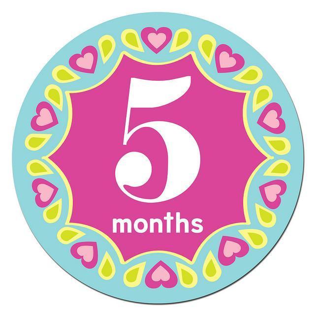 Sticky Bellies Milestone Stickers - Kaleidoscope Cutie - Naked Baby Eco Boutique